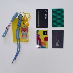 🐕Card Holder with Blue Lanyard